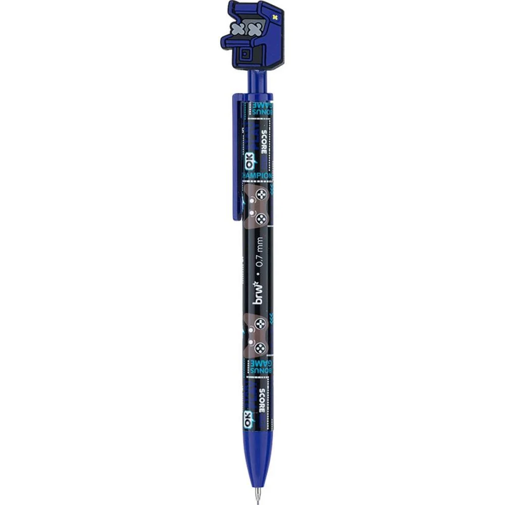 Lapiseira 0.7Mm Divertida Game Plast.4Modelos Brw (Dp.c/12) - imagem 5