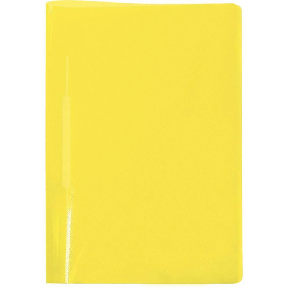 Pasta Grampo Trilho Plastica Oficio Amarela Dac (Pct.c/10) - imagem 3