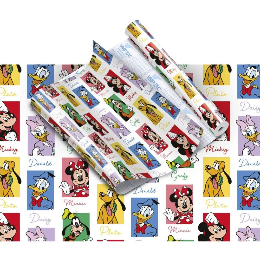 Plastico Adesivo 45Cmx10M Mickey And Friends V.m.p. (Rolo) - imagem 2