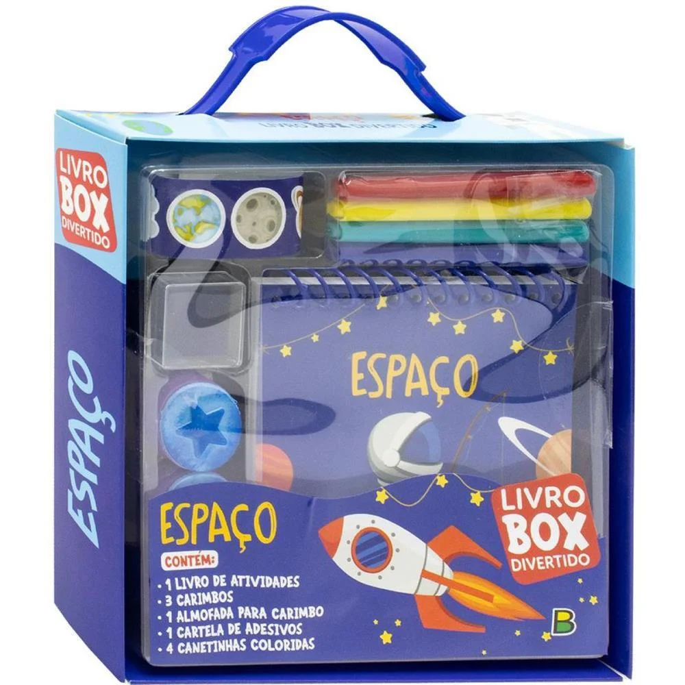 Livro De Atividades Box Divertido Espaco 10Pcs Todolivro - imagem 2