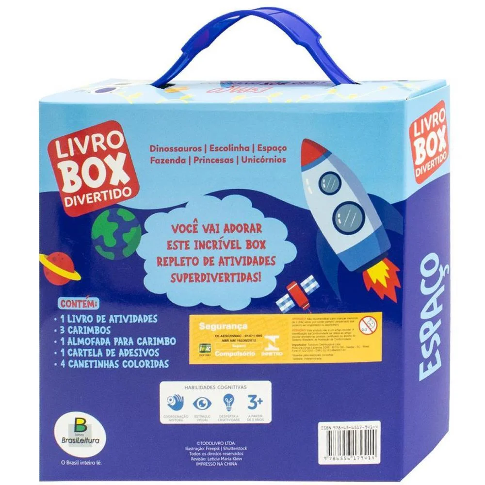 Livro De Atividades Box Divertido Espaco 10Pcs Todolivro - imagem 6
