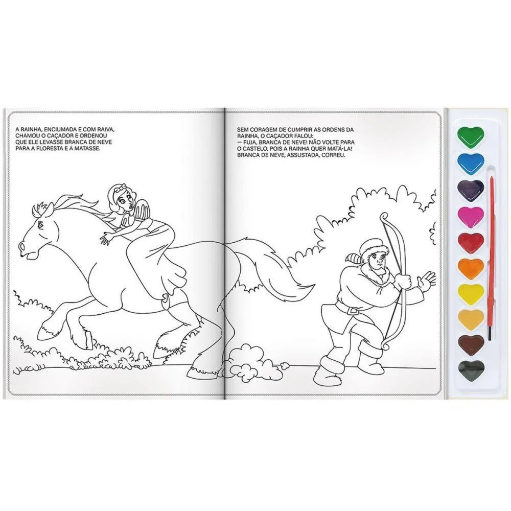 Livro Aquarela Branca De Neve 27X28Cm 16Pag. Todolivro (Unidade) - imagem 4