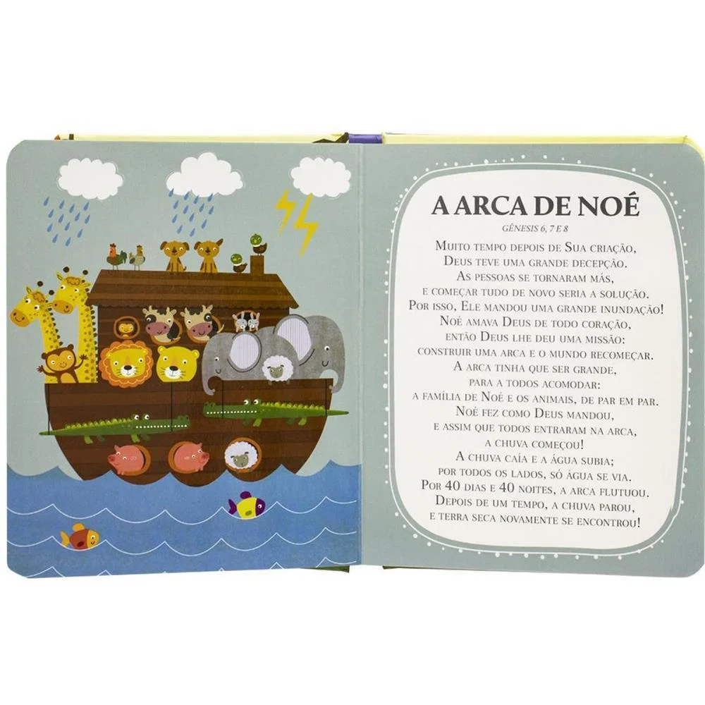 Livro Infantil Ilustrado Biblia Fofa Do Bebe 12X15 10Pg Todolivro (Unidade) - imagem 4