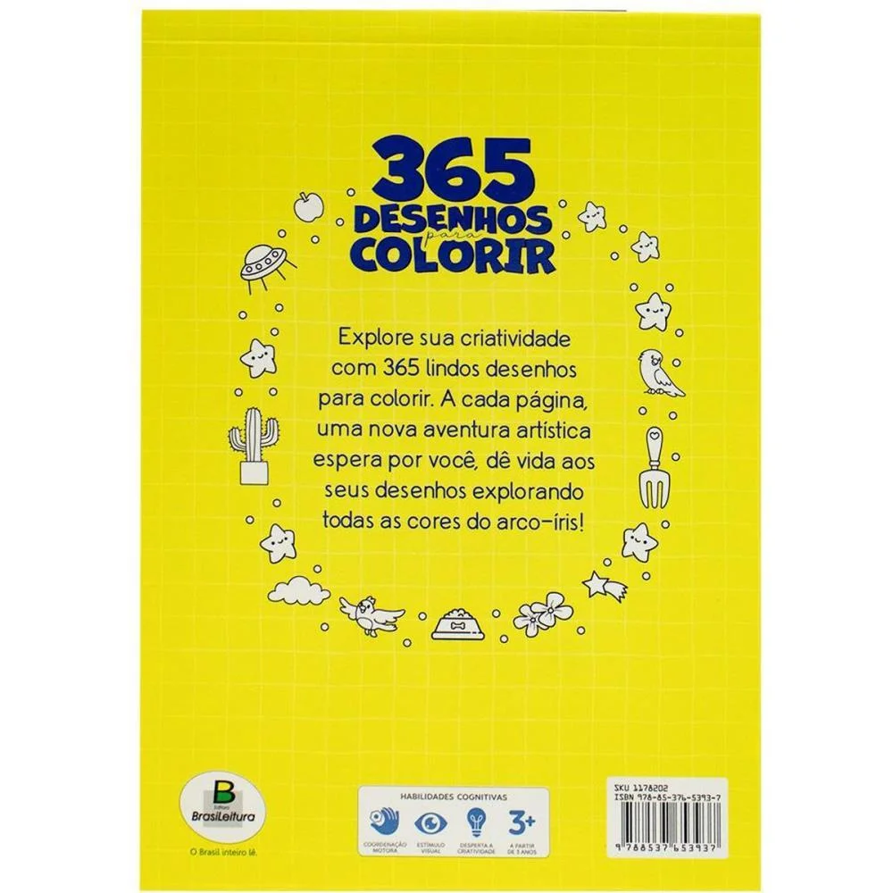 Livro Infantil Colorir 365 P/Colorir Pad 288Fls Todolivro (Unidade) - imagem 3