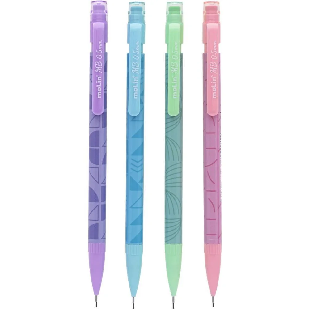 Lapiseira 0.5Mm Mb C/Borracha (S) Molin (Pote-24) - imagem 3