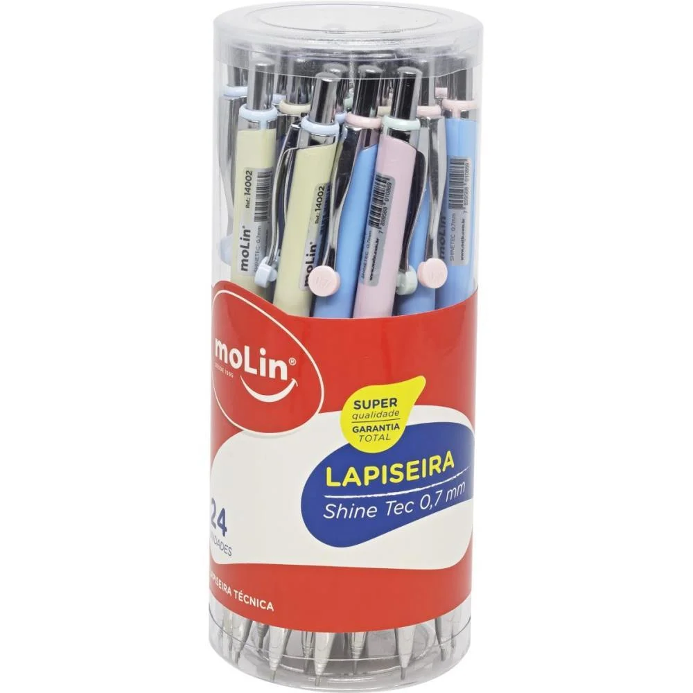 Lapiseira 0.7Mm Shine Tec (S) Molin (Pote-24) - imagem 4