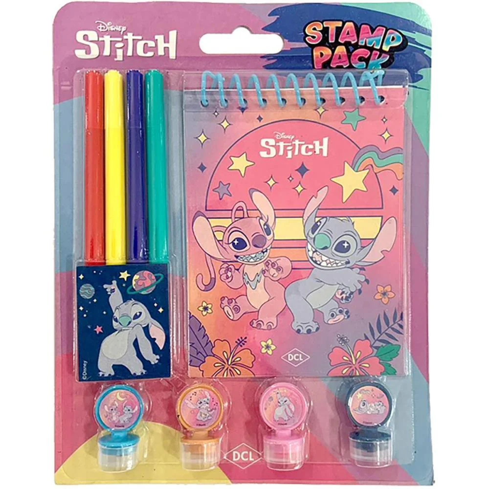 Livro Infantil Colorir Stamp Pack Stitch Carimbos Dcl (Unidade) - imagem 2