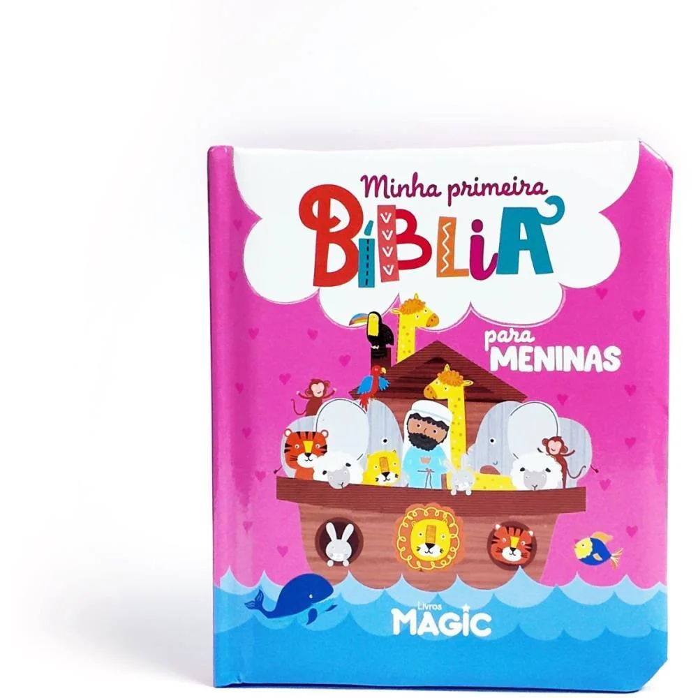 Livro Infantil Ilustrado Minha Primeira Biblia Menina Magic Kids (Unidade) - imagem 5