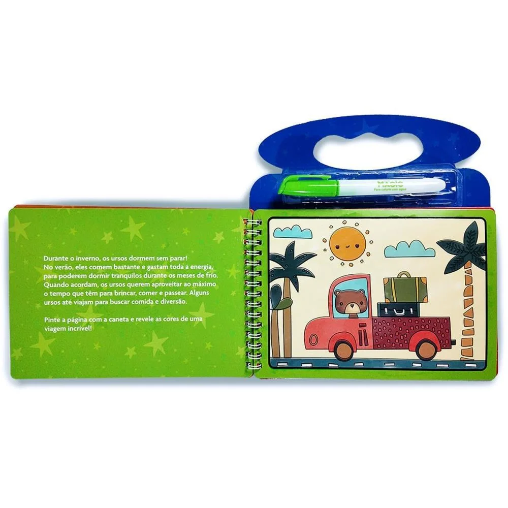 Livro Aquabook Animais 10Pgs 21,5X20Cm Magic Kids (Unidade) - imagem 3