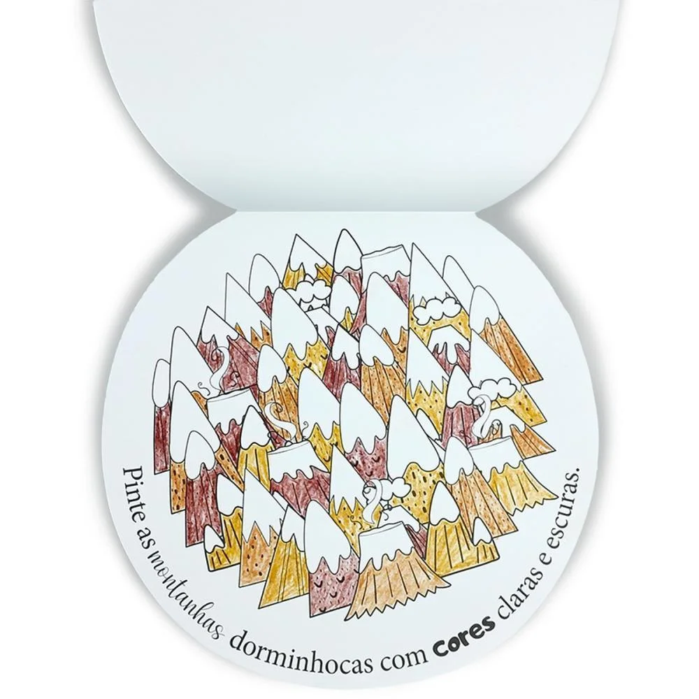 Livro De Colorir Arte Terapia 24Pgs 17,5Cm Magic Kids (Unidade) - imagem 4