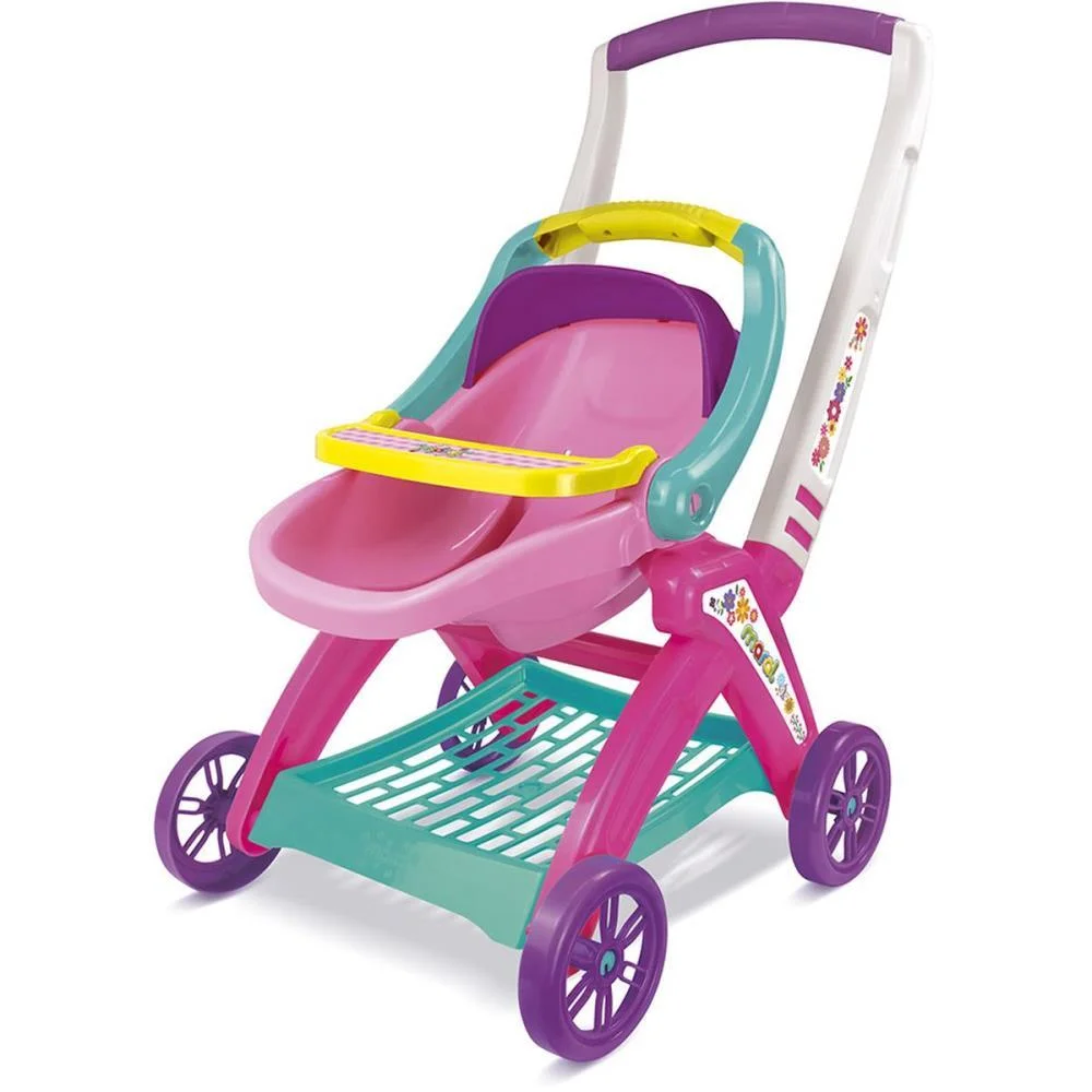 Carrinho De Boneca 3 Em 1 Rosa Maral (Unidade) - imagem 2