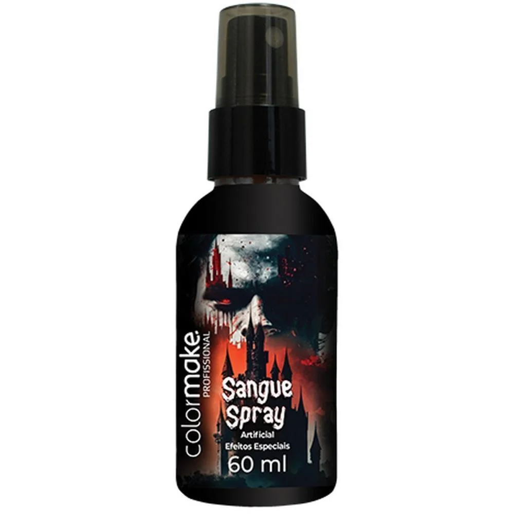 Pintura Facial Sangue Spray Artificial 60Ml. Colormake (Dp.c/12) - imagem 3