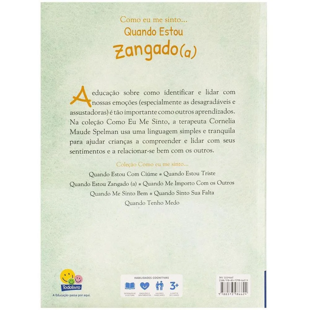 Livro Infantil Ilustrado Como Me Sinto-Zangado 20X27 32 Todolivro (Unidade) - imagem 4