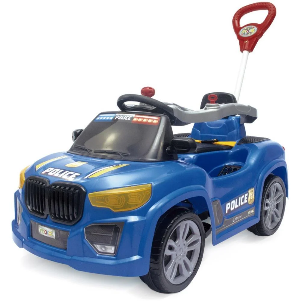 Veiculo Para Bebe Bm Car Azul 30Kg C/Som Maral (Unidade) - imagem 3