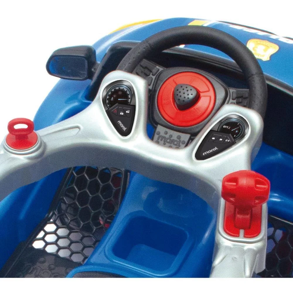 Veiculo Para Bebe Bm Car Azul 30Kg C/Som Maral (Unidade) - imagem 4