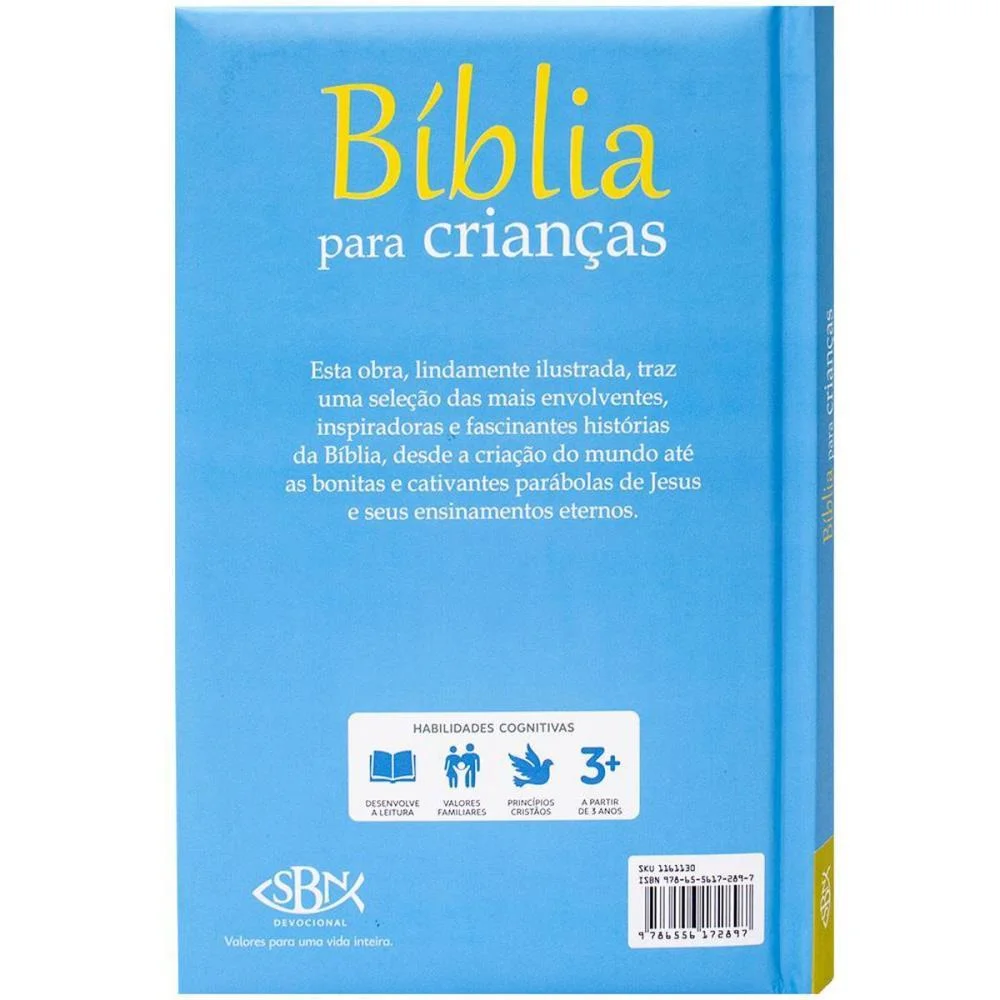 Livro Infantil Ilustrado Biblia Infantil Cd Azul 112Pg Todolivro (Unidade) - imagem 4
