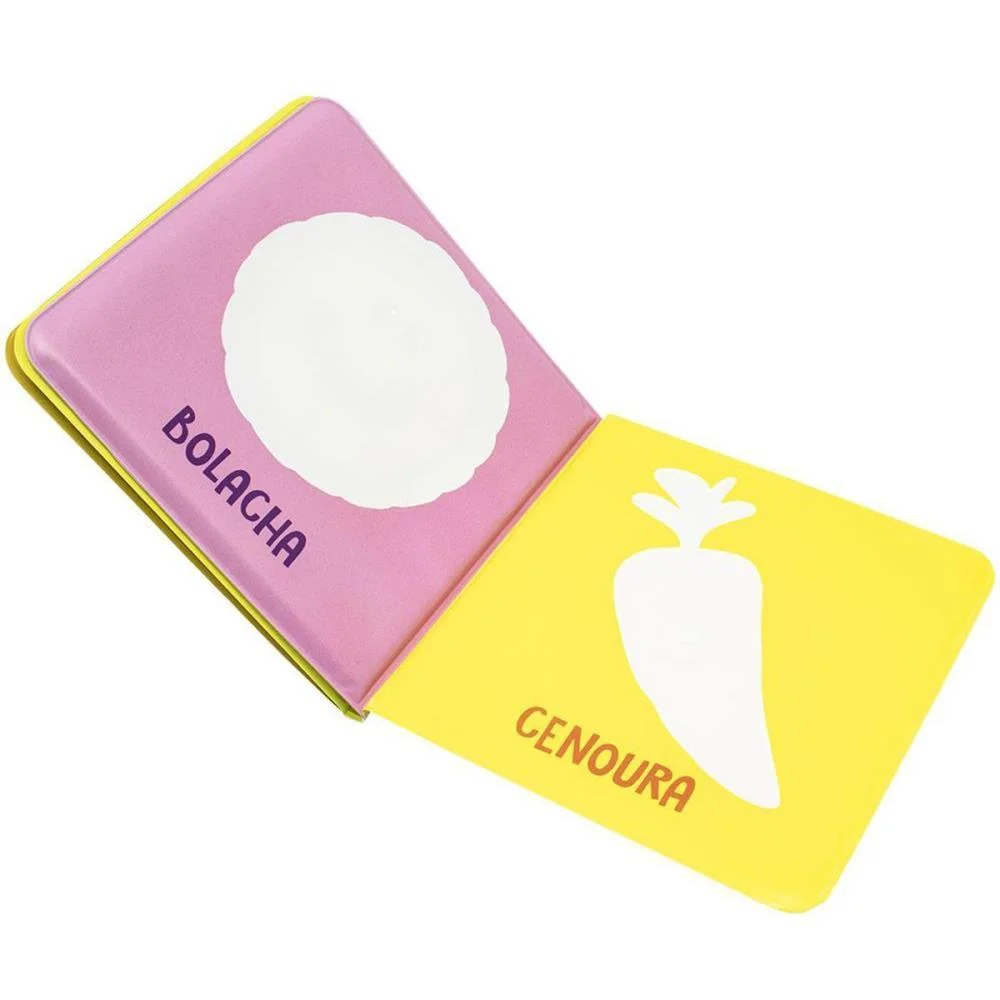 Livro Para Banho Alimentos Muda De Cor 14X14Cm Todolivro - imagem 3