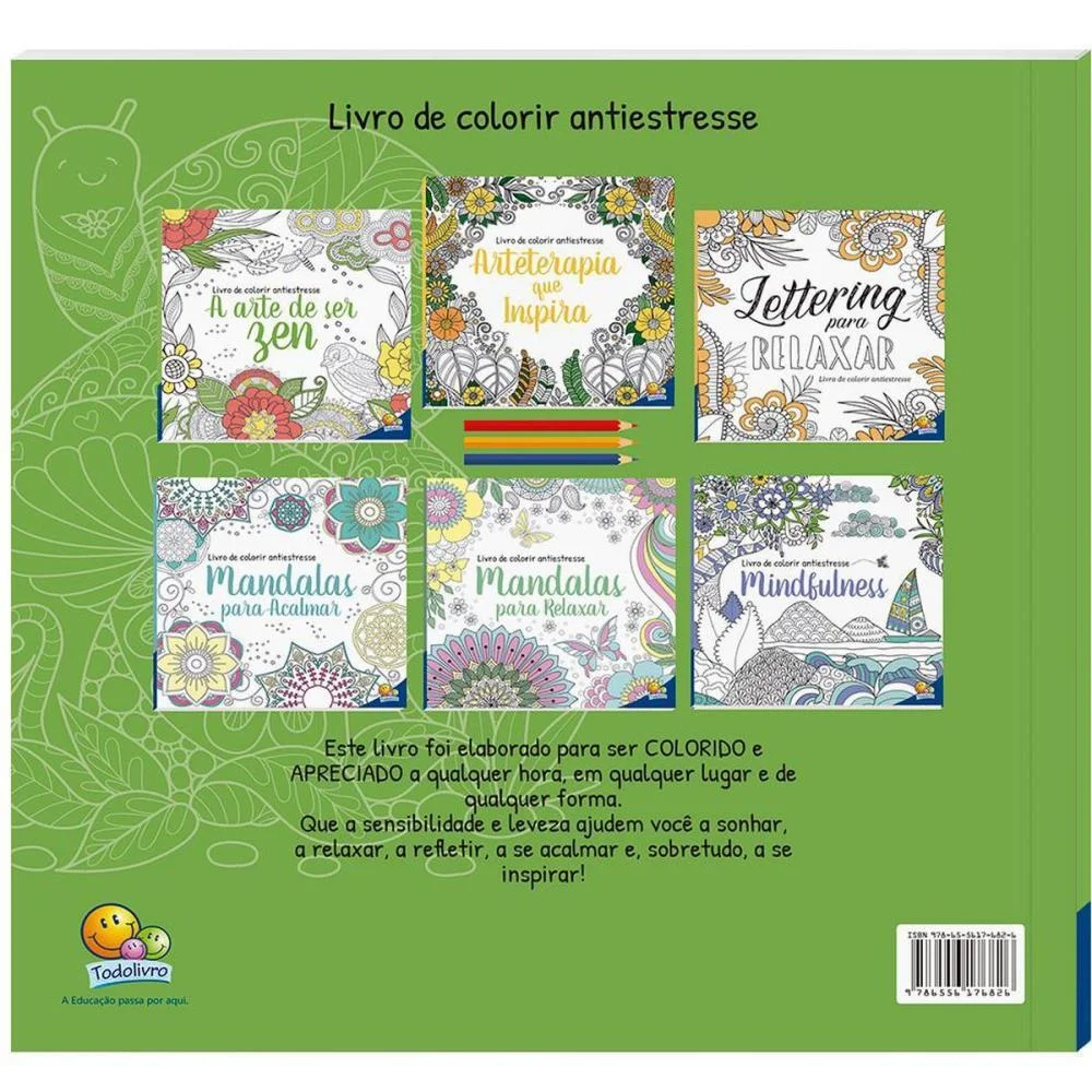 Livro De Colorir Antiestresse Arte Ficar Zem 48 Todolivro (Unidade) - imagem 4
