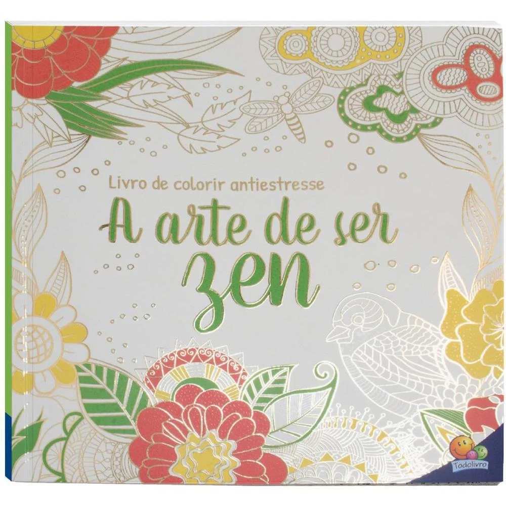 Livro De Colorir Antiestresse Arte Ficar Zem 48 Todolivro (Unidade) - imagem 5