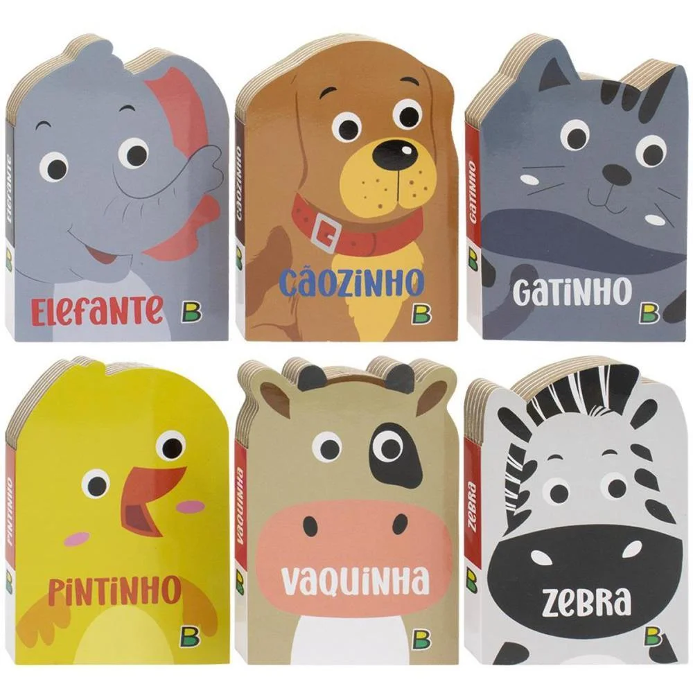 Livro Infantil Ilustrado Recortado Amiguinhos 8X11 10Pg Todolivro C/ 18 Unidades - imagem 4