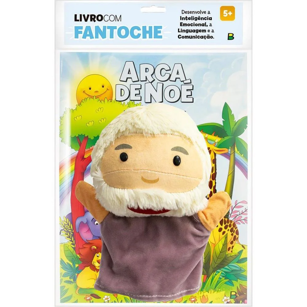 Livro Brinquedo Ilustrado Fantoche Arca De Noe 16Pag Todolivro (Unidade) - imagem 5