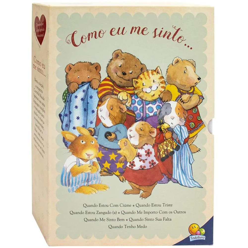 Livro Infantil Ilustrado Como Me Sinto C.d Ed.luxo 32P Todolivro (Dp.c/07) - imagem 5