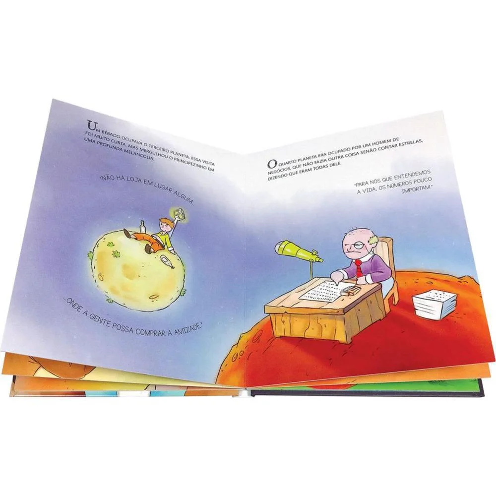 Livro Infantil Ilustrado O Pequeno Principe Cd 18X22 14 Todolivro (Unidade) - imagem 3