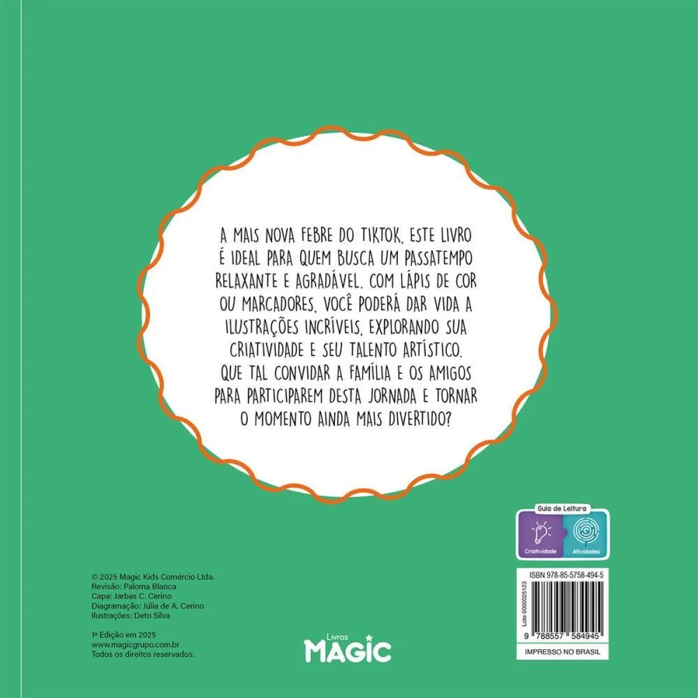 Livro De Colorir Comfy Vibes 48Pgs 180G Magic Kids (Unidade) - imagem 4