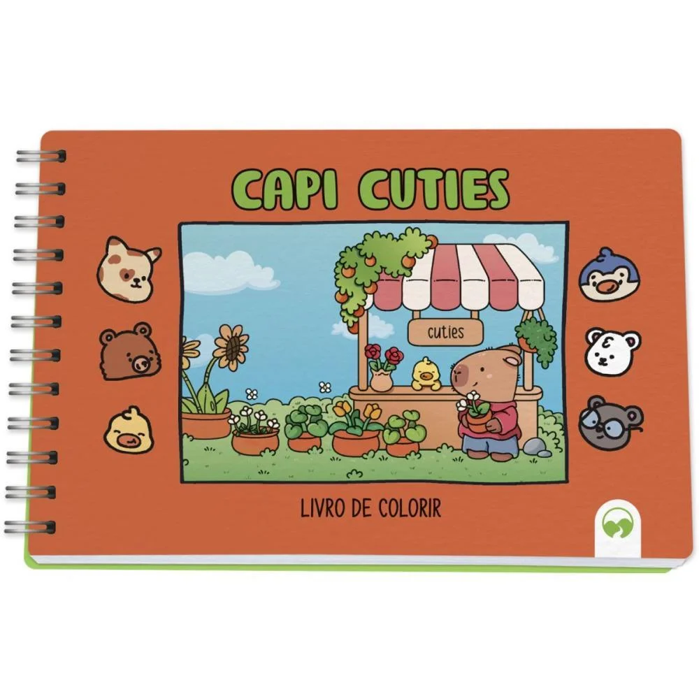Livro De Colorir Capi Cuties 64P Cd 150G 15X21 Vale Das Letras (Unidade) - imagem 3