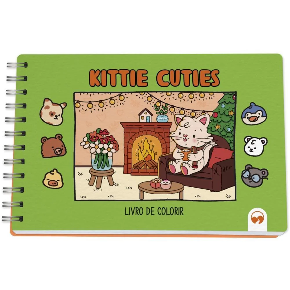 Livro De Colorir Kittie Cuties 64P Cd 150G15X21 Vale Das Letras (Unidade) - imagem 3