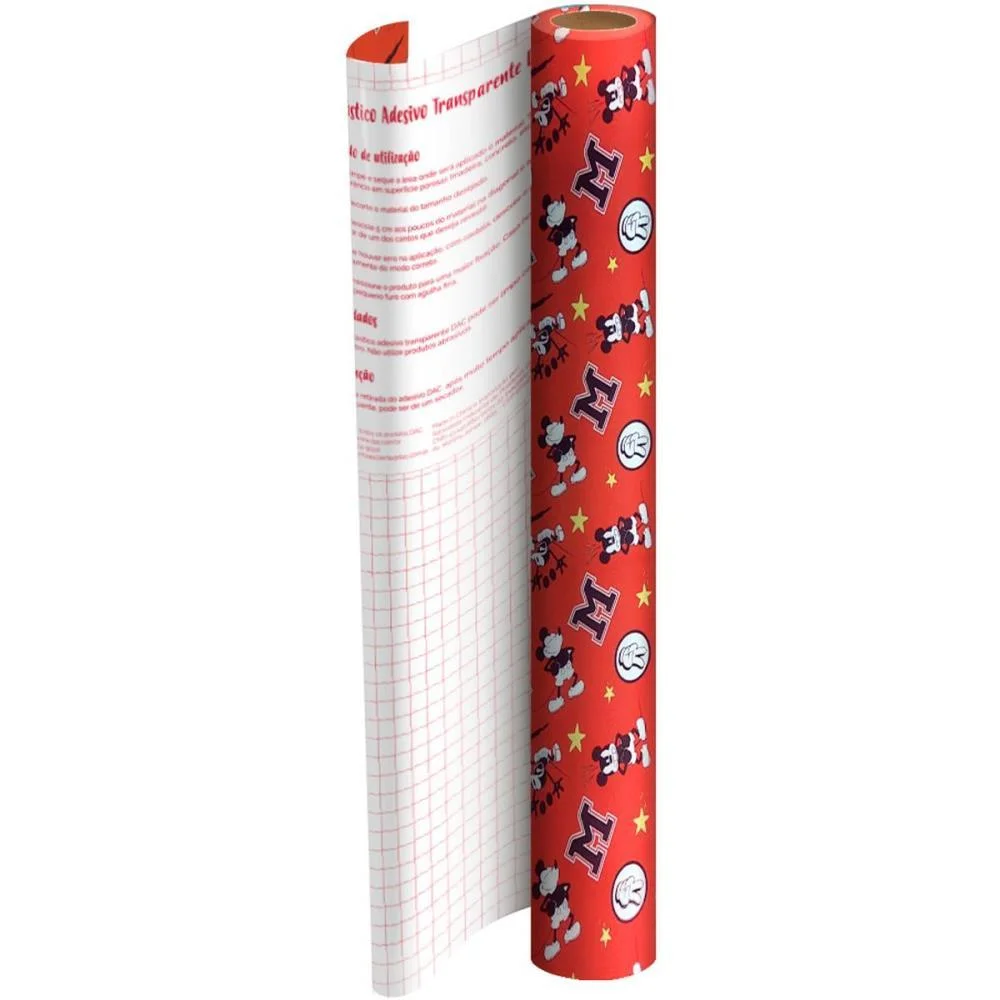 Plastico Adesivo 45Cmx10M Mickey Pp 0,08Mm Dac (Rolo) - imagem 4