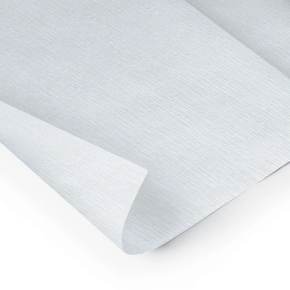 Papel Crepom 48Cmx2,00M. Branco Ridet (Pct.c/10) - imagem 2
