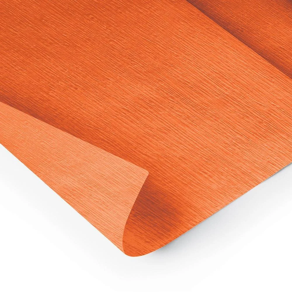 Papel Crepom 48Cmx2,00M. Laranja Ridet (Pct.c/10) - imagem 3