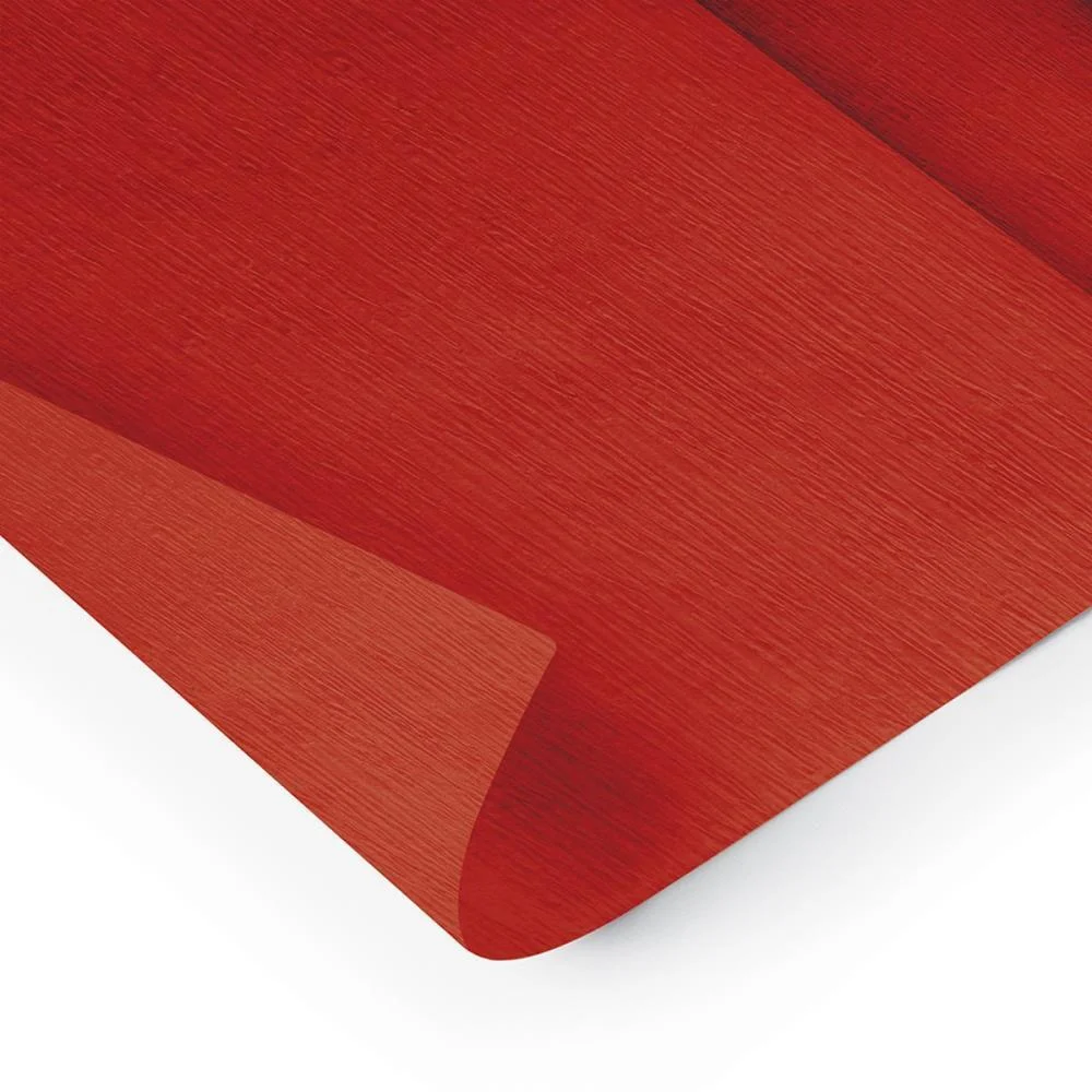 Papel Crepom 48Cmx2,00M. Vermelho Ridet (Pct.c/10) - imagem 2