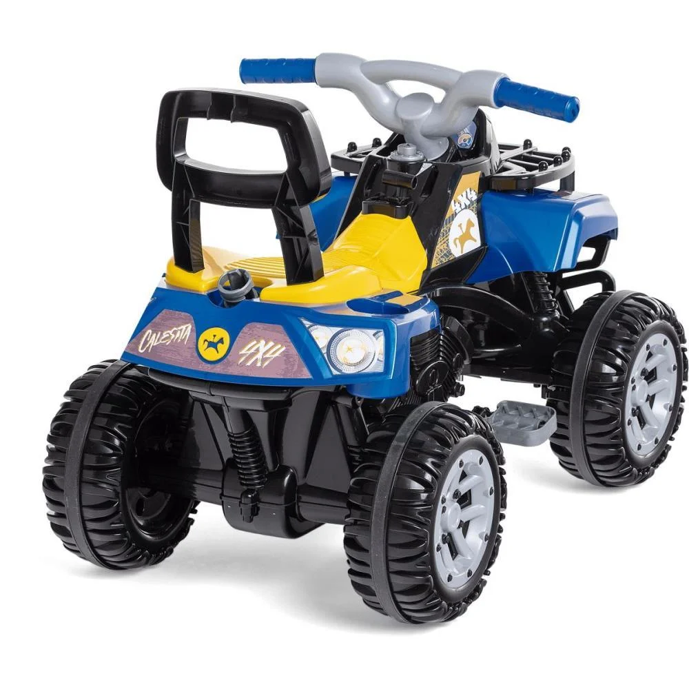 Veiculo Para Bebe Cross Up Azul 2Em1 C/Som 30Kg Calesita (Unidade) - imagem 7