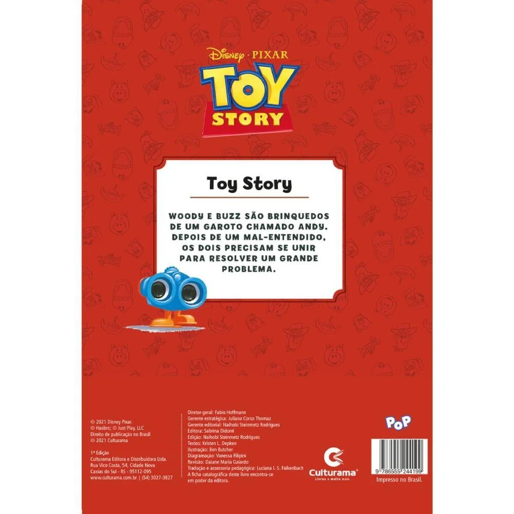Livro De Leitura Pop Toy Story 32Pgs 23,5X16Cm Culturama (Unidade) - imagem 5