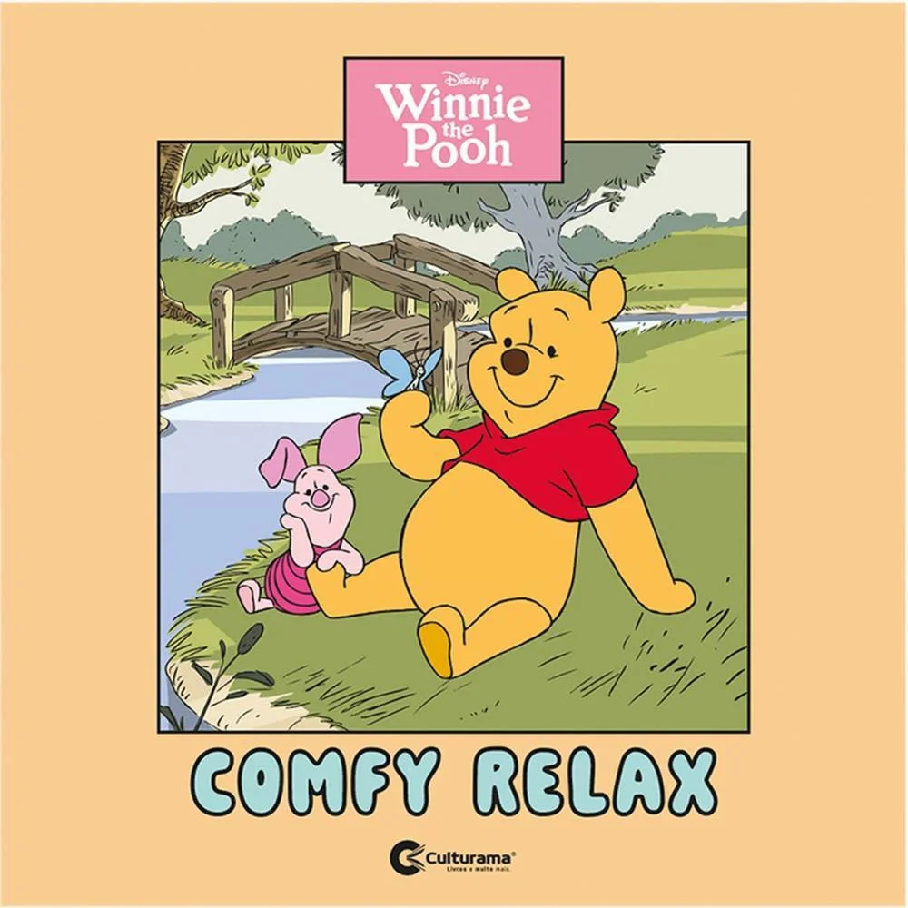 Livro De Colorir Pooh Comfy Relax 24Pgs 21X21Cm Culturama (Unidade) - imagem 2