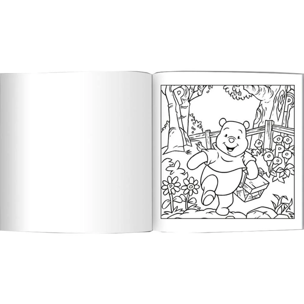 Livro De Colorir Pooh Comfy Relax 24Pgs 21X21Cm Culturama (Unidade) - imagem 3