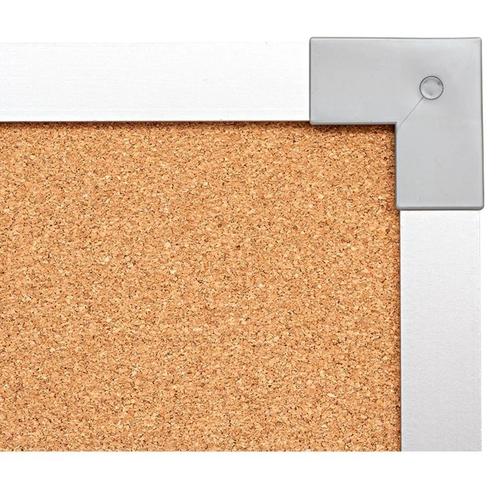 Quadro Aviso Moldura Aluminio Cortica Aparente 120X090Cm Stalo (Unidade) - imagem 4