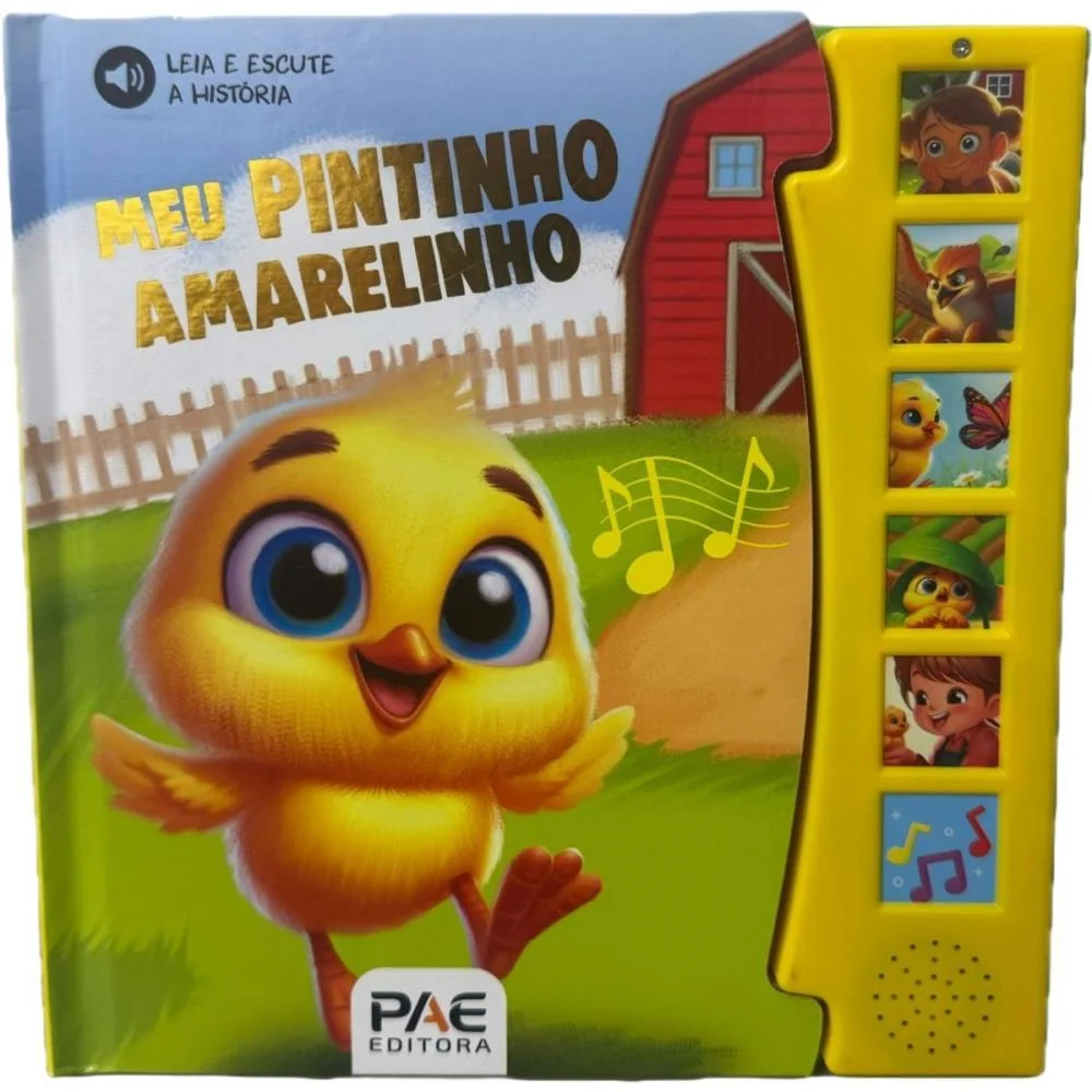 Livro Sonoro Meu Pintinho Amare.19X19,5 12P Pae Editora - imagem 2