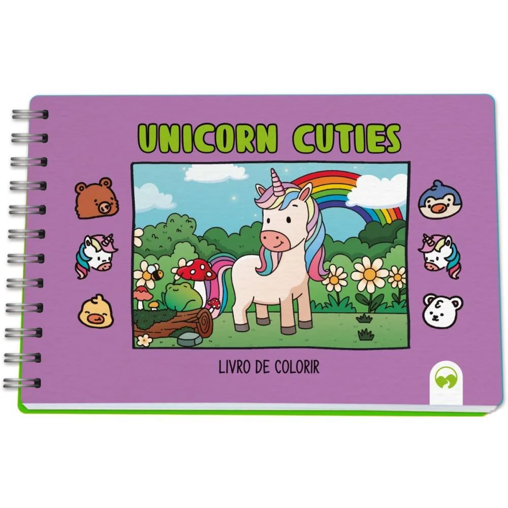 Livro De Colorir Unicornio Cuties 64P Cd 150G Vale Das Letras (Unidade) - imagem 5