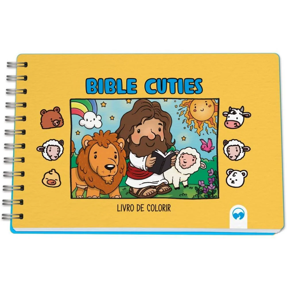 Livro De Colorir Bible Cuties 64P Cd 150G 15X21 Vale Das Letras (Unidade) - imagem 5