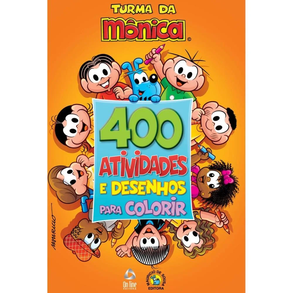 Livro De Atividades Turma Da Monica 400 Atividades Online Editora (Unidade) - imagem 2