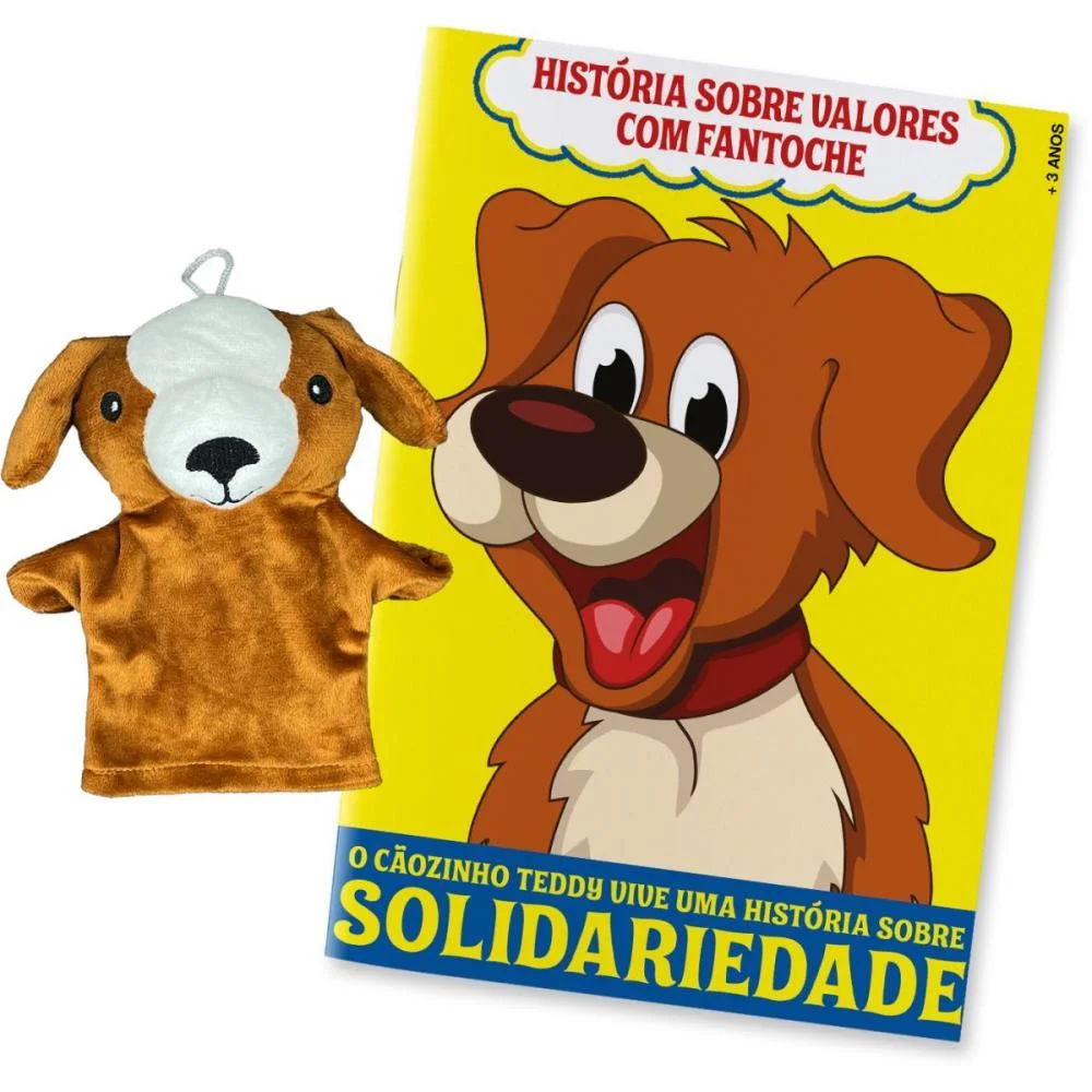 Livro Brinquedo Ilustrado Fantoche Cachorro Online Editora (Unidade) - imagem 2
