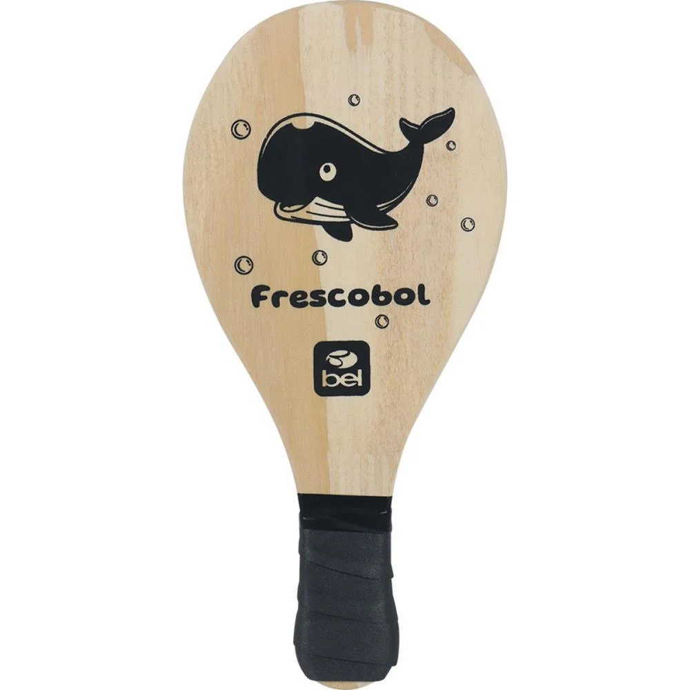 Frescobol Infantil Raquete Madeira+Bola Bel (Kit) - imagem 4