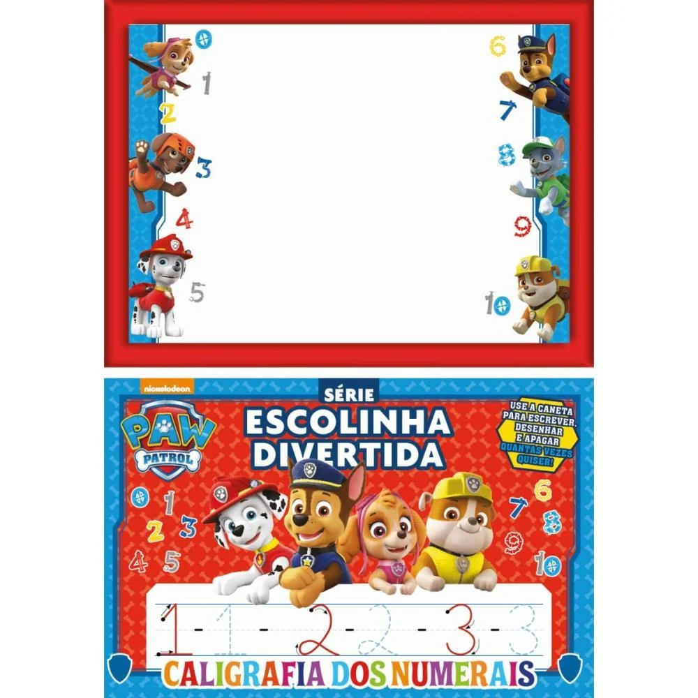 Livro Brinquedo Ilustrado Patrulha Canina Lousa Magica Online Editora (Unidade) - imagem 3