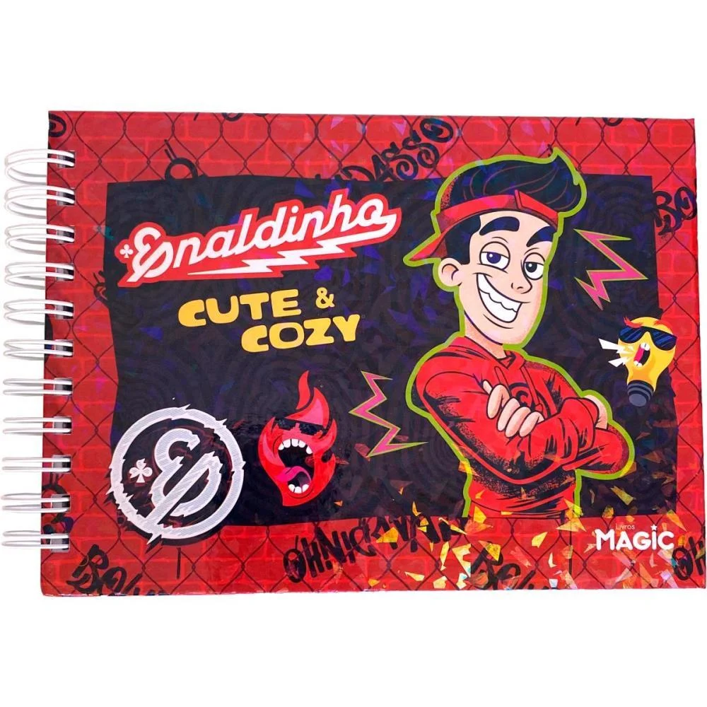 Livro De Colorir Enaldinho Cute 96Pg Cd Esp Magic Kids (Unidade) - imagem 3