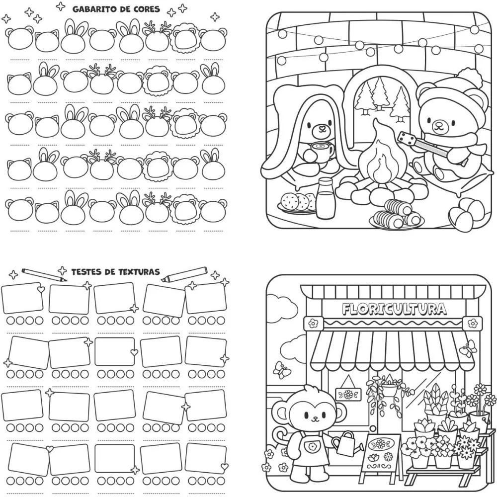 Livro De Colorir Relax Seas 46Fls 4 Capas 22X22 Tilibra (Pct.c/05) - imagem 3