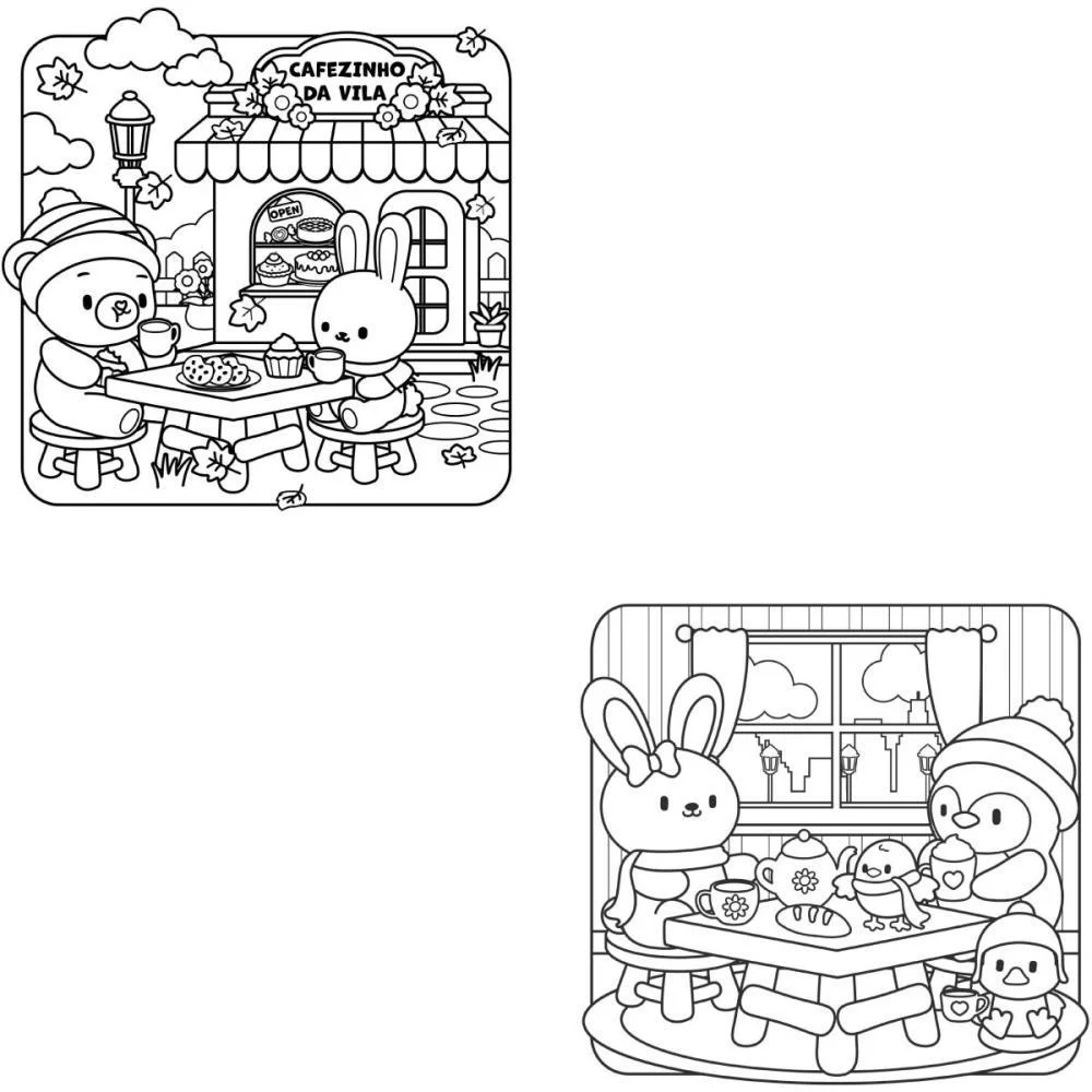 Livro De Colorir Relax Seas 46Fls 4 Capas 22X22 Tilibra (Pct.c/05) - imagem 5