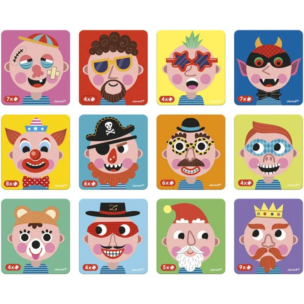 Livro Magnetico Infantil Crazy Faces Meninos 82 Pecas Maped (Unidade) - imagem 4